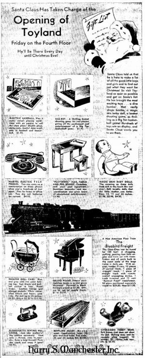 Wisconsin State Journal toy ads: 1940s